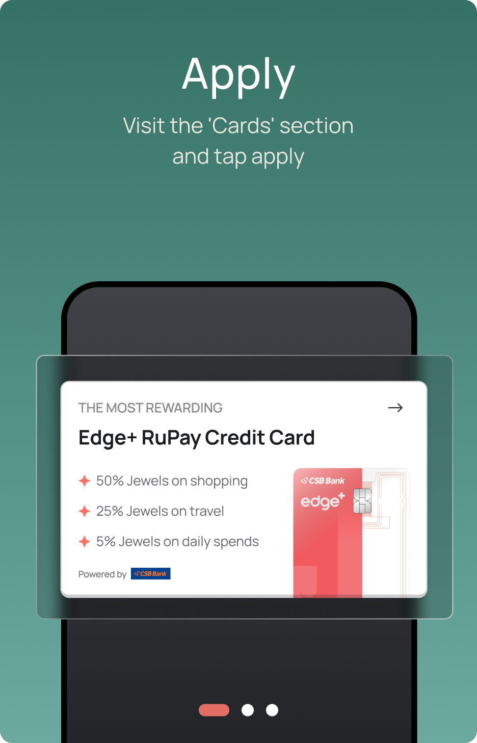 Apply for credit card